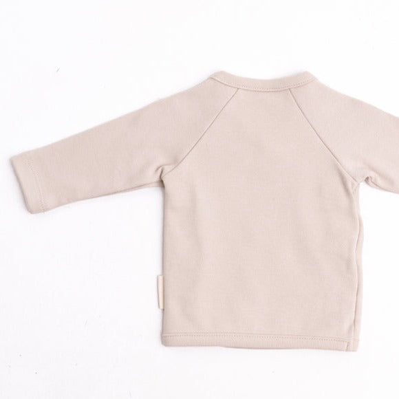 Mio biologische kimonostijl top met lange mouwen