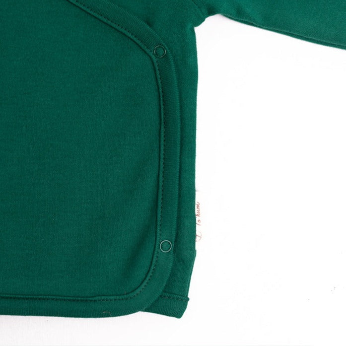 Mio biologische kimonostijl top met lange mouwen