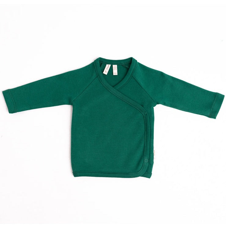 Mio biologische kimonostijl top met lange mouwen